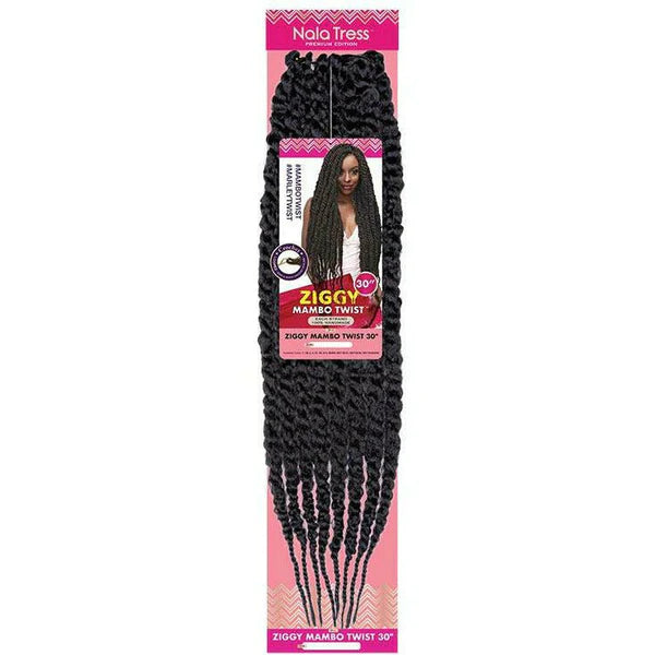 JANET COLLECTION: NALA TRESS ZIGGY MAMBO TWIST 30" CROCHET BRAID