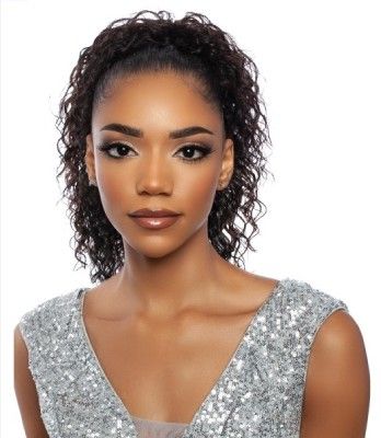 SPANISH WAVE DRAWSTRING PONYTAIL 16"