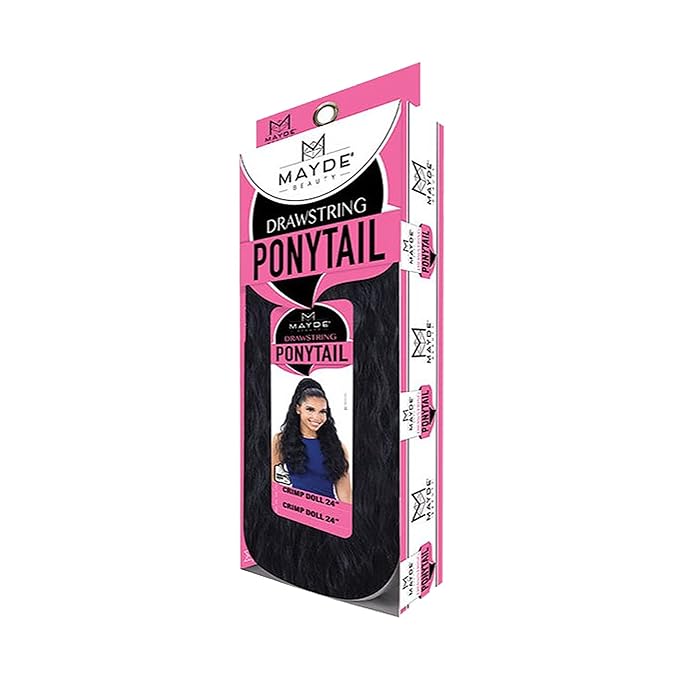 MAYDE BEAUTY DRAWSTRING PONYTAIL - CRIMP DOLL 24"