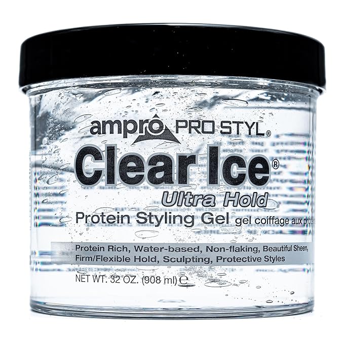 AMPRO STYLE CLEAR ICE ULTRA HOLD STYLING GEL