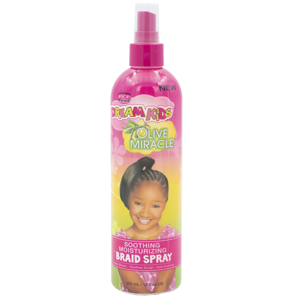 AFRICAN PRIDE OLIVE MIRACLE SOOTHING MOISTURIZING BRAID SPRAY - 12 OZ