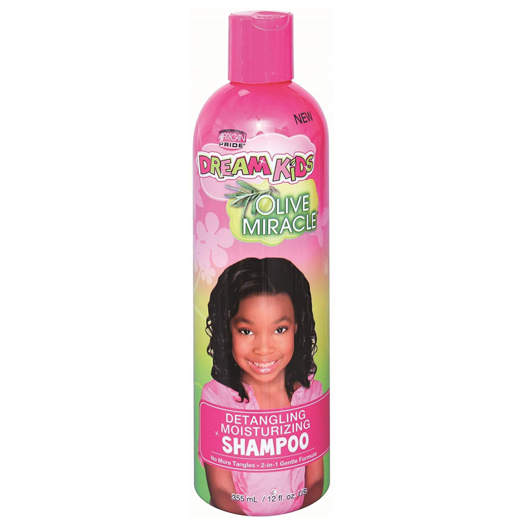 AFRICAN PRIDE DREAM KIDS - OLIVE MIRACLE - DETANGLING MOISTURIZING SHAMPOO - 12 OZ