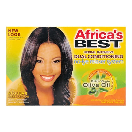 Africa's Best No-Lye Dual Conditioning Relaxer System Kit Find Your New Look Today!