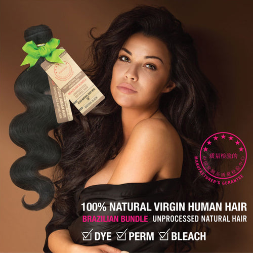 Aliba Unprocessed Brazilian Virgin Remy Human Hair Weave Natural Body Find Your New Look Today!