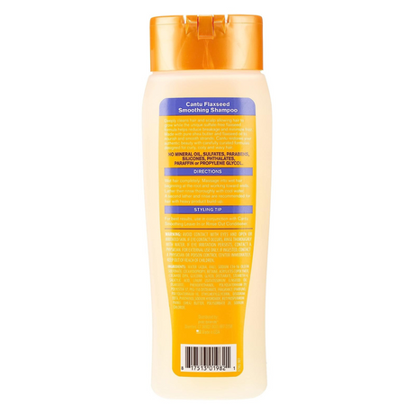 Cantu Flaxseed Sulfate-Free Exfoloating Shampoo with Flaxseed Oil & Shea Butter, 13.5 fl oz Find Your New Look Today!