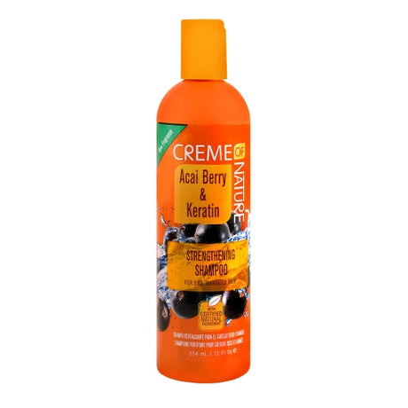 Creme Of Nature Acai Berry & Keratin Strengthening Shampoo 12oz Find Your New Look Today!