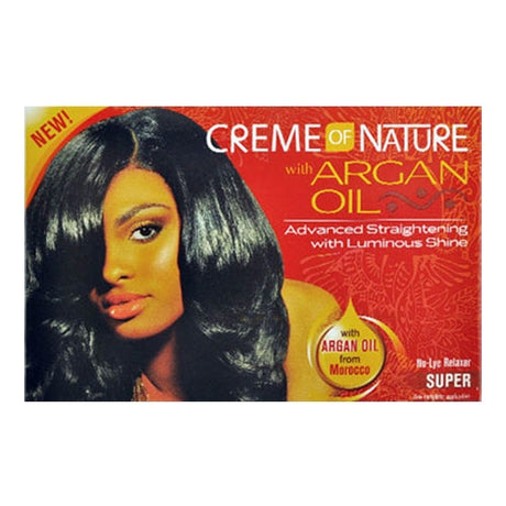 Creme Of Nature with Argan Oil No-Lye Relaxer Find Your New Look Today!