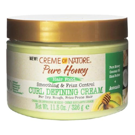 Creme of Nature Pure Honey Hair Food Smoothing & Frizz Control Curl Defining Cream 11.5oz/ 326g Find Your New Look Today!