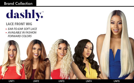 DASHLY Sensationnel lace front wig lace wig unit 5 (1B) Find Your New Look Today!