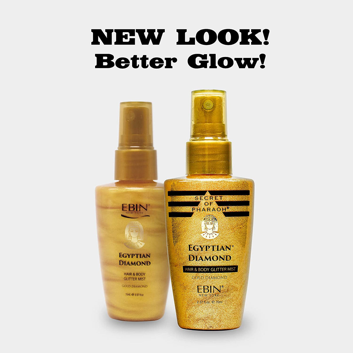 Glitter Hair & Body Spray gold 