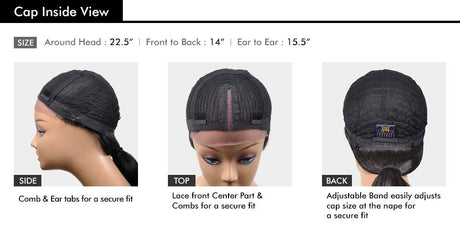 FREEDOM PART 204 (1 Jet Black) - FreeTress Equal Synthetic Lace Front Wig Find Your New Look Today!