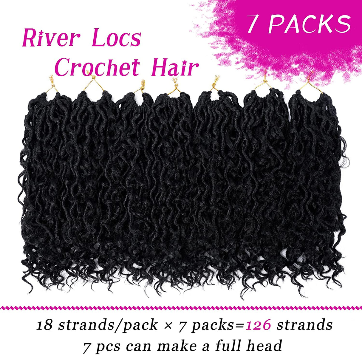 30inch Goddess Locs Crochet Hair Pre Looped Soft Boho, 47% OFF