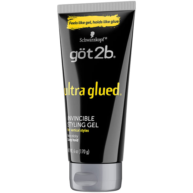 Got2b Ultra Glued Invincible Styling Hair Gel, 6 Ounce Find Your New Look Today!