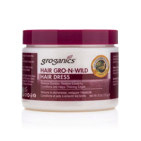 Groganics Hair Gro-n-Wild Hair Dress Treatment 6oz Find Your New Look Today!