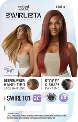 OUTRE MELTED HAIRLINE SWIRLISTA LACE FRONT WIG - SWIRL 101 - 26"