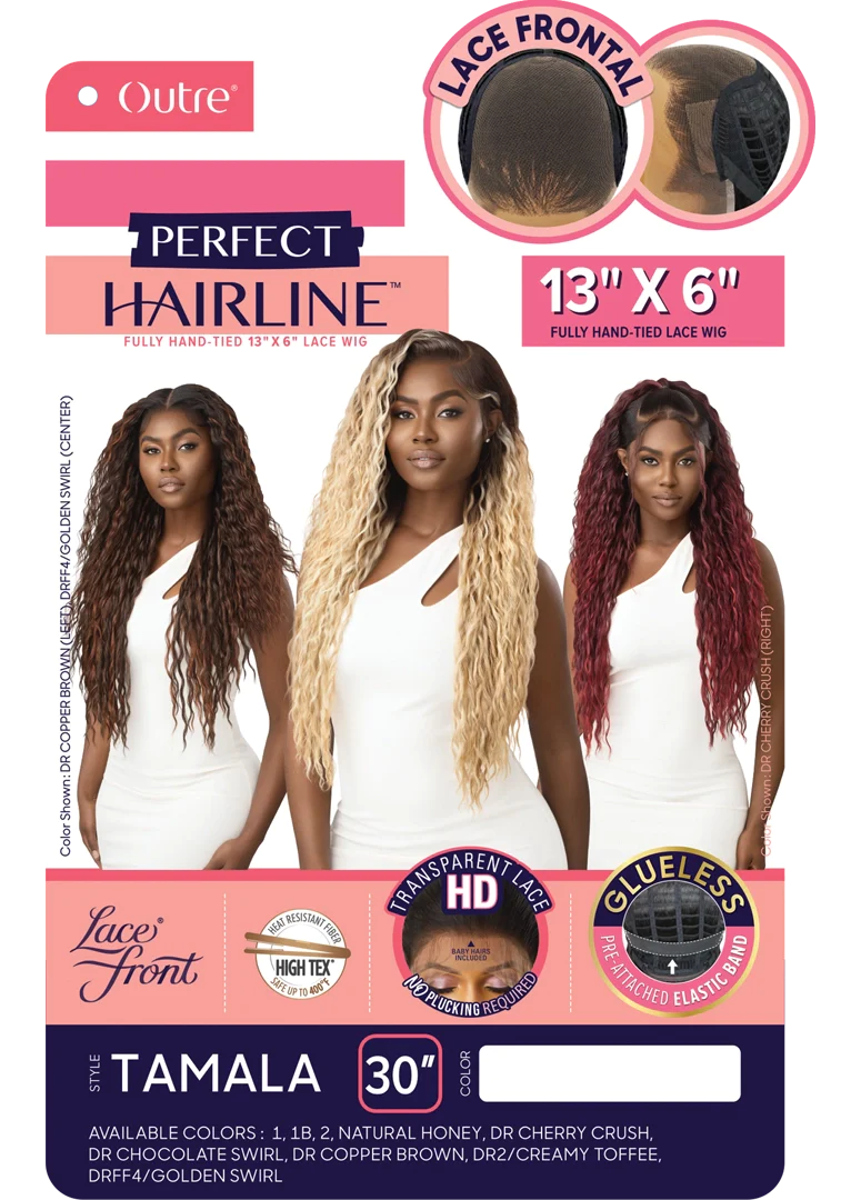 OUTRE PERFECT HAIRLINE FULLY HAND TIED 13x6" LACE WIG - TAMALA - 30"