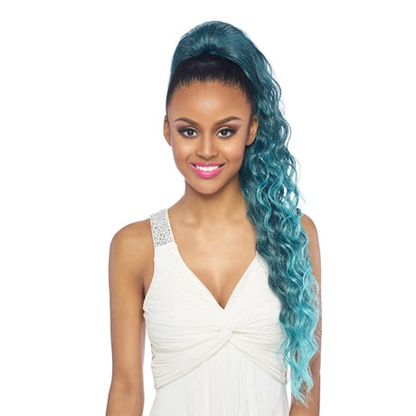 Harlem125 Synthetic Hair Drawstring Ponytail Feather Tip V Shape Samba-154 Find Your New Look Today!