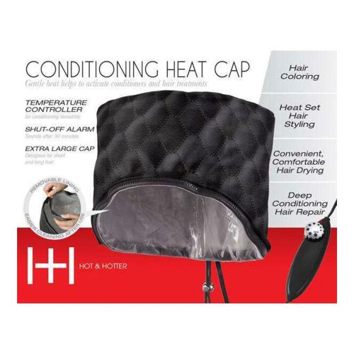 Hot & Hotter Conditioning Heat Cap Black Find Your New Look Today!