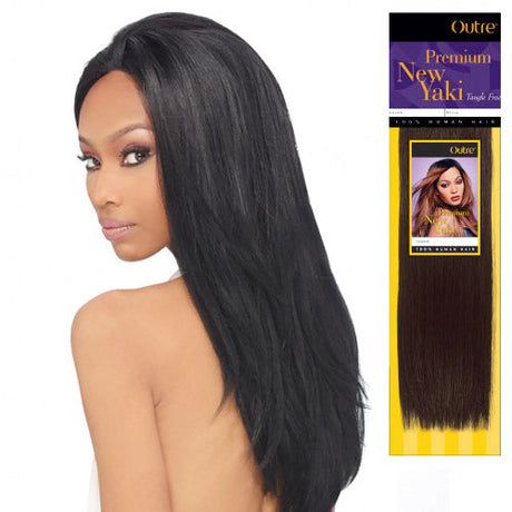 Human Hair Weave OUTRE Premium Collection New Yaki Find Your New Look Today!