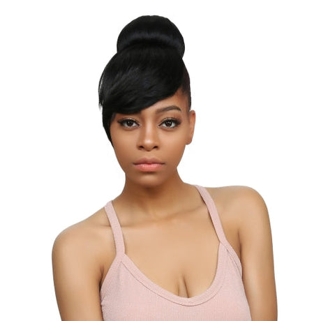 Instant Glitz Sweet Rolls Swoop Side Bang & Bun (Classic Glazed M) 2pcs Find Your New Look Today!