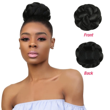 Instant Glitz Synthetic Hair Bun Sweet Rolls French Cruller (M) Find Your New Look Today!