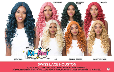 It's A Wig! Synthetic Swiss Lace Front Wig - Houston (1 JET BLACK) Find Your New Look Today!