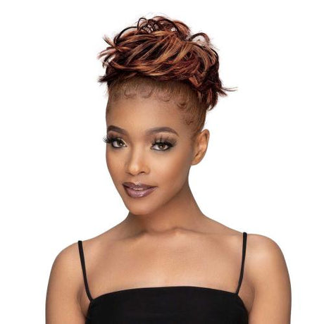 Janet Collection Human Hair Blend Bun Remy Illusion Scrunch Retro Find Your New Look Today!