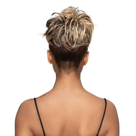 Janet Collection Human Hair Blend Bun Remy Illusion Scrunch Retro Find Your New Look Today!