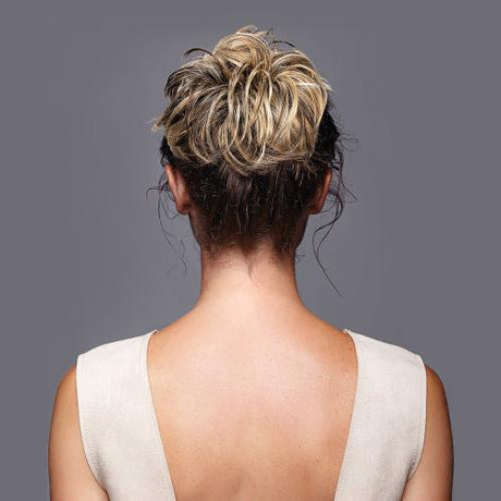 Janet Collection Human Hair Blend Bun Remy Illusion Scrunch Retro Find Your New Look Today!