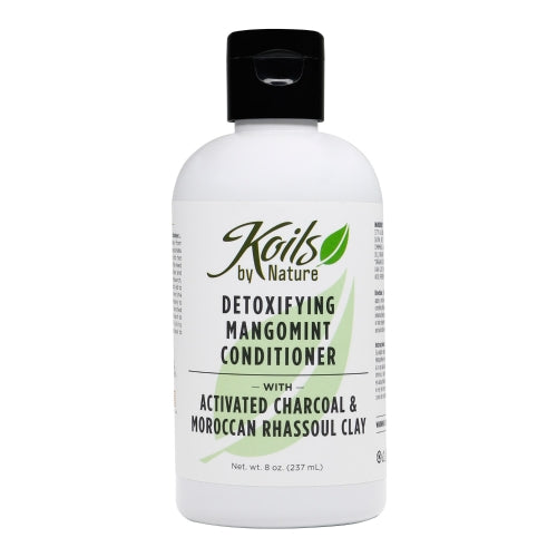 Koils By Nature Detoxifying Mangomint Conditioner With Activated Charcoal and moroccan Rhassoul Clay 8oz Find Your New Look Today!