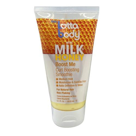 Lottabody Milk & Honey Boost Me Curl Boosting Smoothie 5.1oz/ 150.8ml Find Your New Look Today!