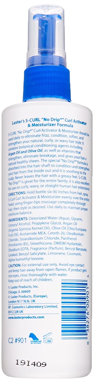 Luster's S-Curl Activator, Moisturizer No Drip, 8-Ounce Spray Bottle Find Your New Look Today!