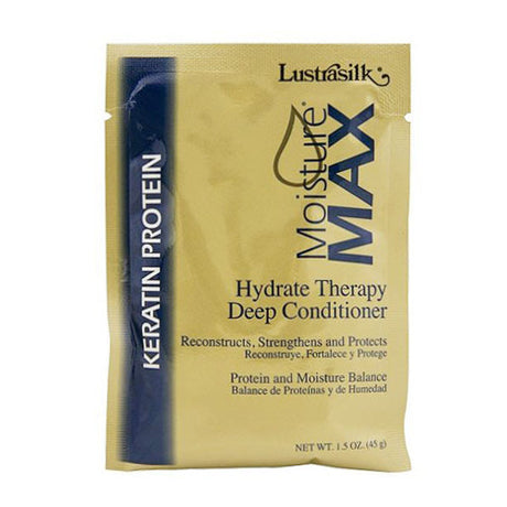 Lustrasilk Moisture Max Keratin Protein Hydrate Therapy Deep Conditioner 1.5oz Find Your New Look Today!