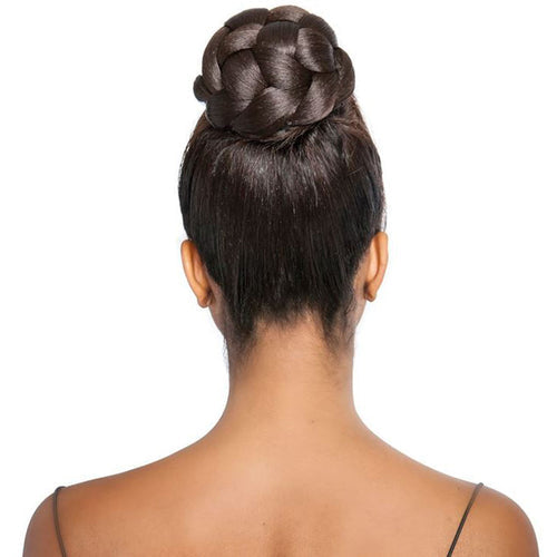 Mane Concept Synthetic Hair Bang Bun YellowTail YTBB02 CRULLER Find Your New Look Today!