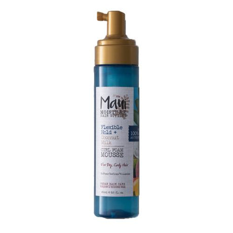 Maui Moisture Hair Styling Flexible Hold + Coconut Milk Curl Foam Mousse 8.5oz/ 251ml Find Your New Look Today!