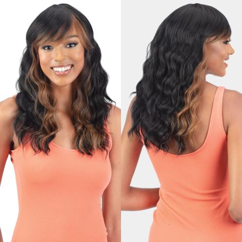 Mayde Beauty Human Hair Blend Wig Mocha Honey Find Your New Look Today!