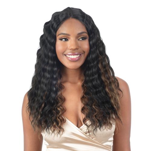 Milky Way Human Hair Blend HD Lace Front wig Legacy Flutter Find