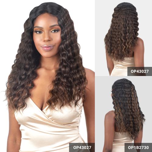 Milky Way Human Hair Blend HD Lace Front wig Legacy Flutter Find