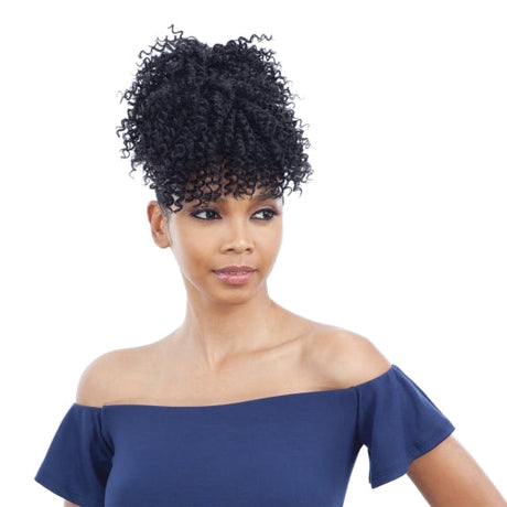 ModelModel Synthetic Hair Drawstring Ponytail & Bang Pony Pom Spring 2Pcs Find Your New Look Today!