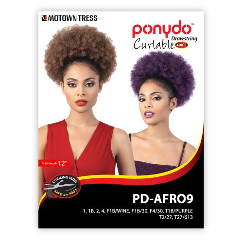 Motown Tress Drawstring Ponytail Ponydo Curlable PD-Afro9 Find Your New Look Today!