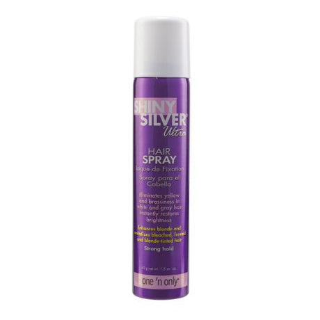 One'N Only Shiny Silver Ultra Hair Spray 1.5oz Find Your New Look Today!