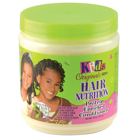 Originals by Africa's Best Kids Hair Nutrition Protein Enriched Conditioner, Natural Botanical Blend of Herbal Extracts, Vitamins and Proteins Moisturize Hair, 15oz Jar Find Your New Look Today!