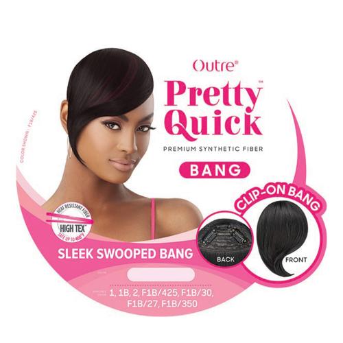 Outre Pretty Quick Clip-On Bang Sleek Swooped Bang Find Your New Look Today!