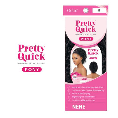 Outre Pretty Quick Drawstring Pony Nene Find Your New Look Today!