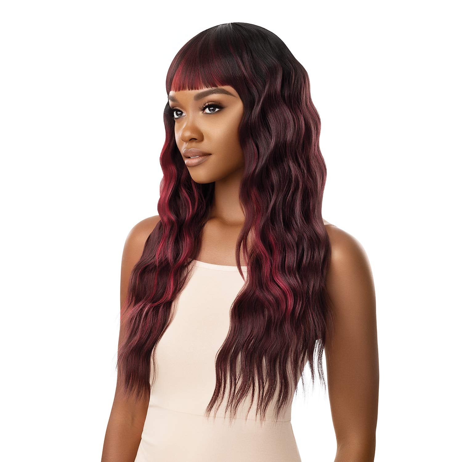 Outre Wigpop Synthetic Full Wig KAYDEN 1 Jet Black Find Your