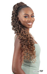 SHAKE-N-GO FREETRESS LITE DRAWSTRING PONYTAIL - RIBBON CURL 28"