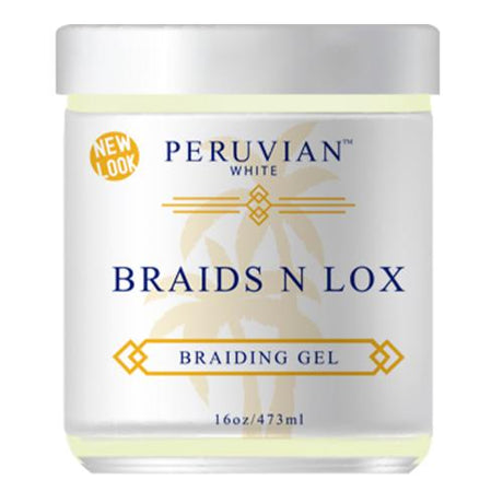 Peruvian White Braids N Lox Braiding Gel 16oz/ 473ml Find Your New Look Today!