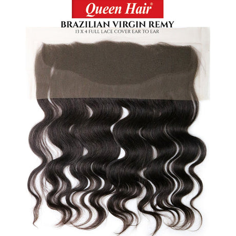 Queen Hair Unprocessed Brazilian Virgin Remy Human Hair Weave 13X4 Full Lace Cover Ear To Ear Body Closure Find Your New Look Today!