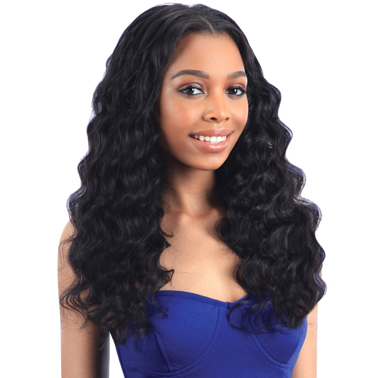 Crochet braids with human hair top