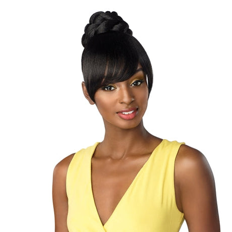 Sensationnel Instant Bun With Bangs Gia Find Your New Look Today!